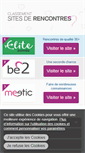 Mobile Screenshot of classement-sites-de-rencontre.be